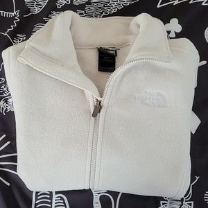 XS off white North Face zip up